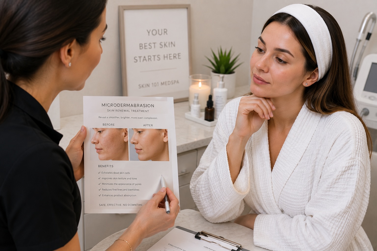 Microdermabrasion treatment in Spring, TX